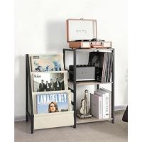 Vinilo Stand,Mesa Auxiliar Soporte Vinilos con Almacenamiento de Vinilos de 3 niveles Soporte Tocadiscos de Vinilo Hasta 200 álbumes, Soporte de Récord de Vinilo para Sala de Estar - details 15