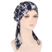 Pañuelo Musulmano Pre-Atado Pañuelo Elástico para Mujer Diadema de Cuidado del Cáncer - details 1