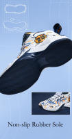 Brand Mens Basketball Shoes Breathable Sports Shoes Lightweight Sneakers For Boys Comfortable Athletic Fitness Training Footwear - details 7