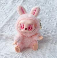Bubble materab Heart Macaron peluche Doll Rabb sentado en la segunda generación - details 2