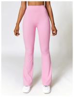 Pantalones de Yoga con Flecos en Forma de V para Mujeres Leggings de Cintura Alta y Pierna Ancha para Gimnasio y Deportes Pantalones de Baile - details 21