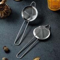 Cuchara coladora de malla de Material duradero, acero inoxidable no fácil de oxidar, cuchara de malla fina, Espumador de filtración fácil de limpiar, cocina - details 2