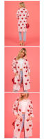 Cárdigan largo de punto para mujer - Abrigo suéter maxi suelto del día de San Valentín, chaqueta cálida de ganchillo de invierno, jersey de gran tamaño bohemio grueso de primavera - details 4