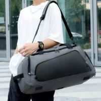 Bolsa de Deporte y Fitness de Gran Capacidad para Viajes Senderismo Gimnasio Bolso a Mano para Zapatos Bolsillo Secado Líquido Separación Entrenamiento Bolsa Cruzada - details 0