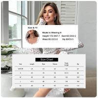 Conjunto De Pijamas Para Mujer Con Cuello Redondo Y Mangas Largas Pantalones Elásticos Ropa Casual De Primavera Dos Piezas - details 1