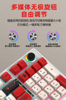 Teclado mecánico K98, eje azul, eje rojo, moldeo por inyección de dos colores con cable, periféricos de juego de teclas de sublimación térmica - details 7
