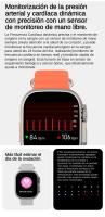 Reloj inteligente P59 para hombres y mujeres, reloj inteligente SANLEPUS con pantalla HD de 2,01 pulgadas, llamadas Bluetooth, notificaciones, más de 100 modos deportivos, monitor de salud para frecuencia cardíaca, oxígeno en sangre y sueño, IP67, compati - details 26