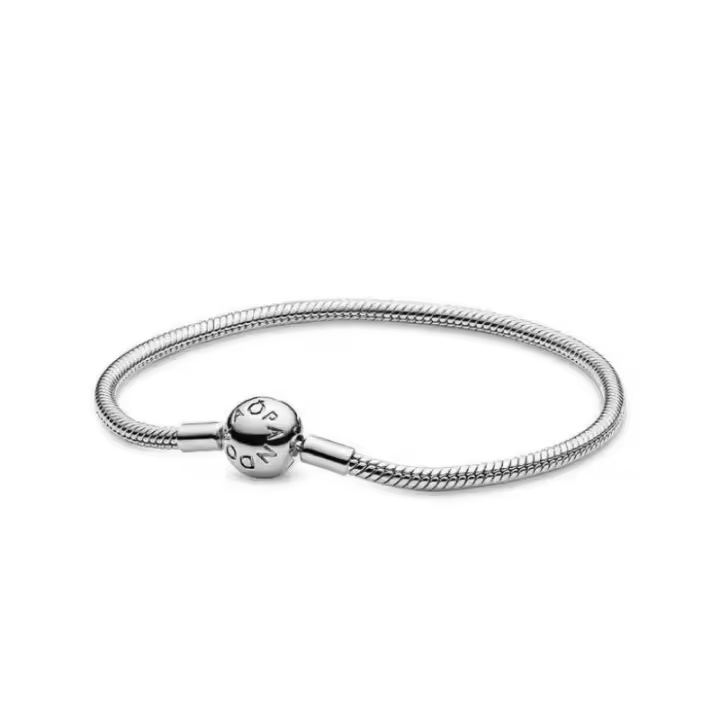 Moments-Pulsera de plata de ley 925 con cadena, serpiente, joyería de personalidad - 1