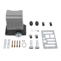 Kit de abridor automático de puerta corredera, operador de puerta resistente con Control remoto de 370W para garaje de hasta 600kg - details 1