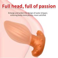 Enorme Plug de Anal de Silicona Estimulador de Prostatea y Espot de Gatillo para Hombres y Mujeres - details 1