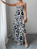 Elegante Correa con Estampado de Nudos Pierna Ancha y Corte - details 22