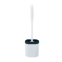 Juego de estantes para cepillos de limpieza de baño e inodoro, mango largo, silicona suave, diseño de Color sostenible, caja de embalaje de muestra - details 3