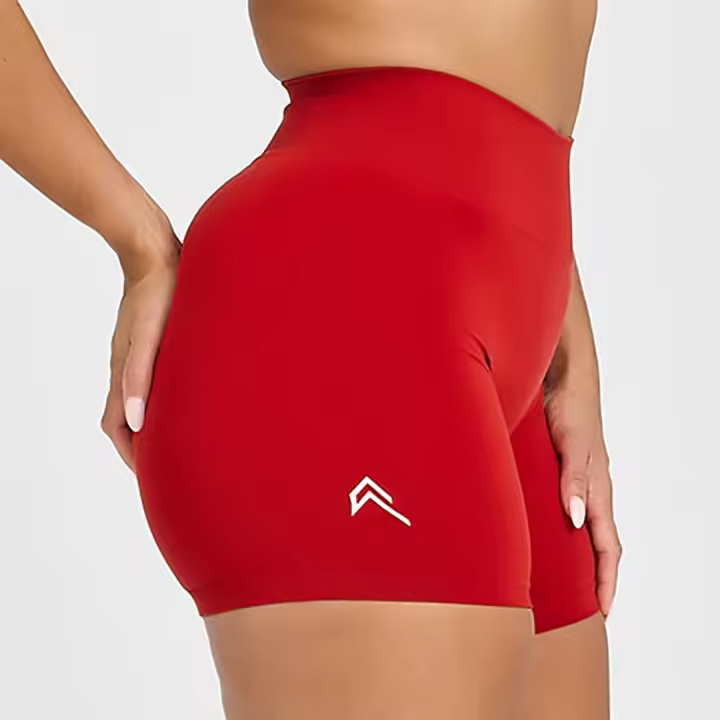 OneractivePantalones cortos deportivos para mujeres, entrenamiento de fitness, pantalones de yoga transpirables con logo, suaves, de alta elasticidad, mallas para correr - 1