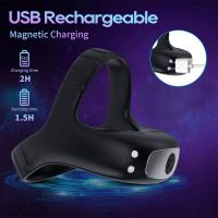 Anillo vibrador Leten para hombres, anillos vibratorios de silicona, vibrador para hombres, retardante de eyaculación, erección más fuerte, Juguetes sexuales para adultos - details 4