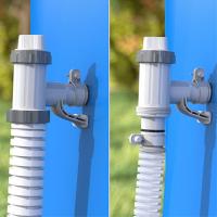 Adaptador de manguera para piscina, piezas de repuesto para piscina, soporte para manguera de piscina y válvula de émbolo para piscina sobre el suelo - details 5