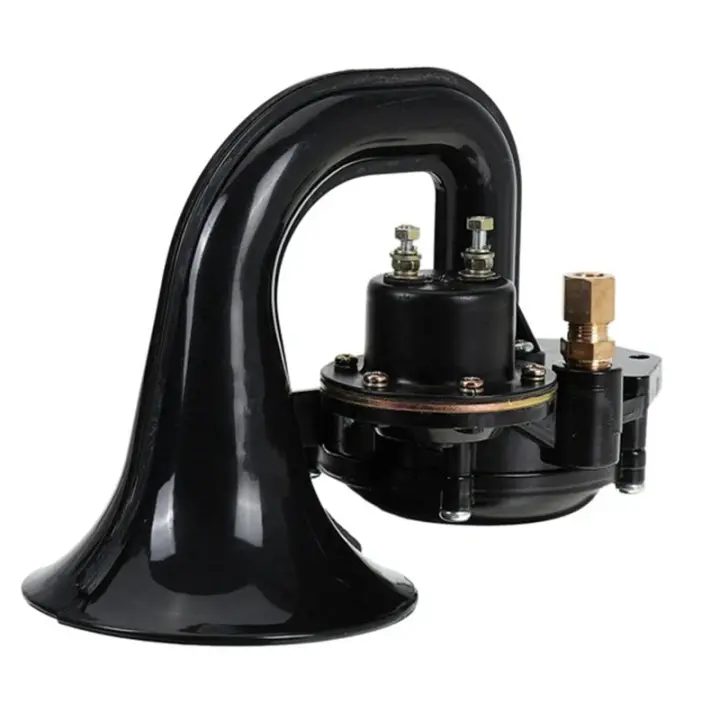 Bocina de Aire para Coche de 12V/24V Trompeta de Camión Loud con Válvula Eléctrica - 1