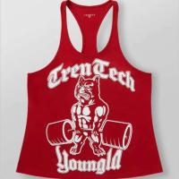 Chaleco de viga longitudinal para gimnasio, fitness, ejercicio muscular, logotipo - details 5