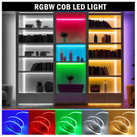 Tira de luces LED COB RGBW RGBWW, cinta Flexible de diodo de Color de ensueño, 24V, 12MM, 672LED/m, IP20, FOB, 10M, decoración de retroiluminación de TV - details 9