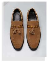 9611 cuero nueva moda negocios puntiagudos versión coreana británica Su Liu zapatos casuales versátiles - details 2