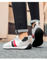 Zapatos deportivos informales de marca para hombre, cómodos zapatos deportivos con cordones para correr al aire libre, resistentes al desgaste, con absorción de impacto, para primavera y exteriores - details 11