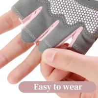 Guantes de motocicleta resistentes al desgaste, manoplas de dedo de carreras antideslizantes Vintage, guantes sin dedos de cuero de piel de cabra para hombre - details 8