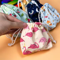 Bolsa de almacenamiento con cordón para lápices labiales, estuche organizador Digital a prueba de agua, Oxford, Gran capacidad, Cable de alambre, USB - details 5
