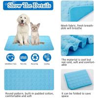 Alfombrilla Refrescante para Mascotas Autorentable, Lavable, Tapiz de Dormir de Seda de Hielo para Perros y Gatos en Verano - details 2