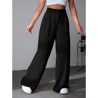 Nuevo vestido clásico para mujer, cómodo, pierna recta, cintura alta, pantalones cálidos sólidos para mujer - details 9