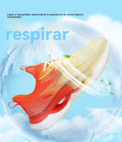 Zapatillas de deporte que absorben los golpes Zapatos de malla de fondo suave de verano Zapatos para correr ultraligeros con plataforma - details 10