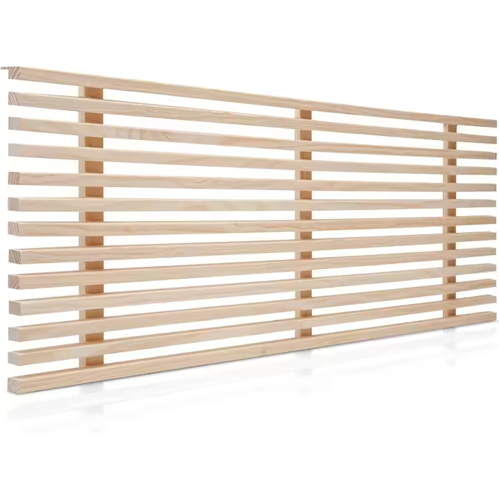 Modelo Osaka, Color Crudo 160x50 cm Cabezal de palillería de Madera - 1