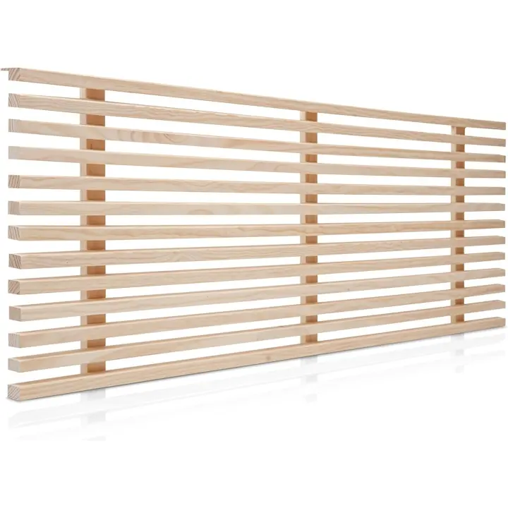 Modelo Osaka, Color Crudo 160x50 cm Cabezal de palillería de Madera - 1