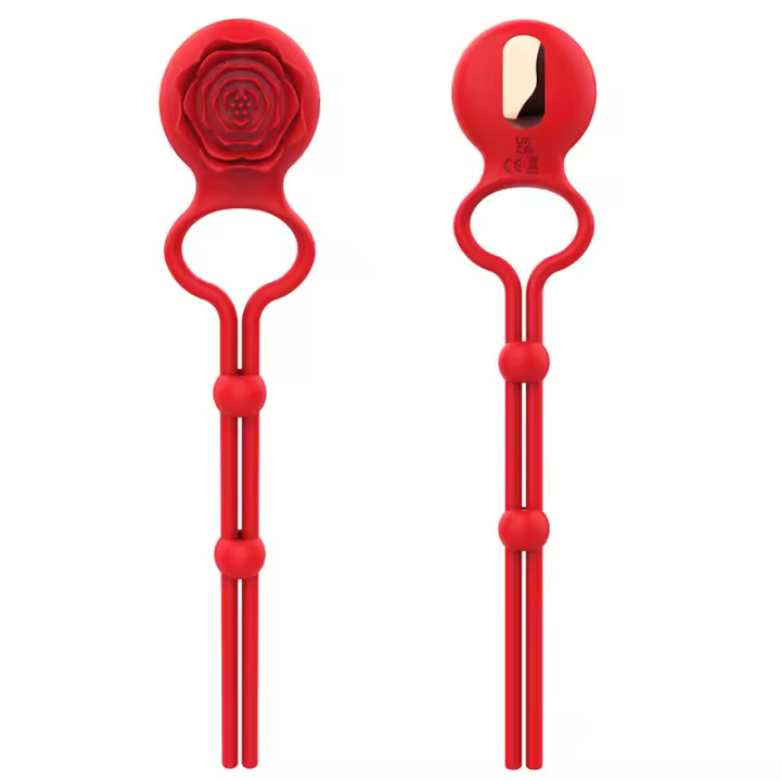 Anillo de esencia de bloqueo de vibración Anillo de vibración para hombres Rose Pareja Shake Productos sexuales para hombres - 1