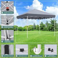 Tenta de Gazebo Instantánea de 3x3M Tu Refugio al Aire Libre Plegable con Bolsa y Sandbags - details 21