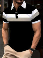 Verano suelto polo de manga corta simple negocio diario tops - details 7