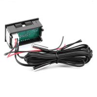 Termómetro digital doble de tres dígitos, sensor de temperatura de alta precisión, CC 5~80V-50~+125 ℃ , longitud del cable de 1m, rojo y azul - details 3