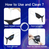 Entrenador de Retraso de Ejaculación Vibrante para Hombres Masaje de Prostate con 10 Modos de Vibración Estimulador de G-spot de Juguetes Sensuales - details 4
