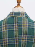 Elegante Vestido Midi de Moda Retro con Cuello Aretado Estilo Rockabilly a Cuadros Vintage para Mujeres Prenda de Otoño e Invierno con Cinturón - details 17