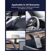 Soporte de teléfono magnético para coche, con memoria flexible de titanio - details 4