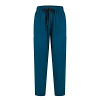 Uniforme de enfermera de color sólido para mujer, traje de pantalones de manga corta con cuello en V de tela de secado rápido, uniforme de enfermería con múltiples bolsillos - details 60