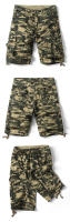 Pantalones cortos de camuflaje para hombre, Shorts informales con múltiples bolsillos, holgados, para trabajo y senderismo, Verano - details 3