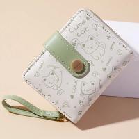Cartera japonesa con diseño de gato para niñas, tarjetero pequeño para estudiantes, bolsa de dinero con cremallera, monedero - details 10