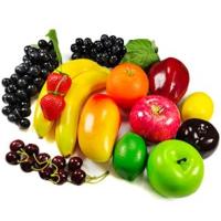 Fruta falsa realista