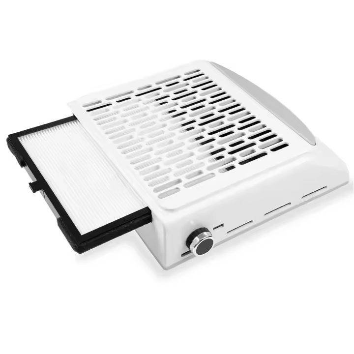 Coleccionador de Polvo de Uñas Potente Extractor de 100W para Manicura Ventilador de Uñas Blanco - 1