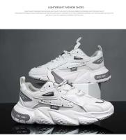YF Spring New Zapatos deportivos casuales blancos de malla transpirable para hombre - details 1