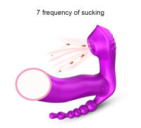Vibrador de Mariposa FOX M6 para Aumentar la Intimidad Control Remoto Inalámbrico Calentamiento y Succión Juguete Sexual Premium para Adultos - details 2