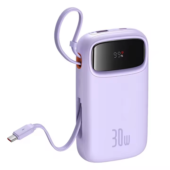 Baseus PD30W 20000mAh Power Bank Carga Rápida USB-C Carga Inalámbrica Batería de Litio-Ion - 1