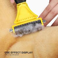 Cepillo de Aseo de Acero Inoxidable para Mascotas Recogedor de Pelo para Perros y Gatos - details 6