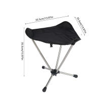 Taburete plegable con trípode para hombre y mujer, silla plegable duradera, fácil de plegar, ideal para viajes y Pesca - details 3