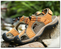 Zapatos de cuero de alta calidad para hombre, sandalias de talla grande, a la moda, novedad de verano, 40-48 - details 9