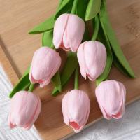 Lámpara LED de noche de tulipán, lámpara de mesa de flores artificiales, ramo de flores simuladas, ramo decorativo - details 8